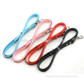 Colorful pet traction leather rope China supplier